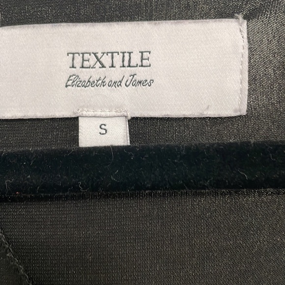 Textile Elizabeth and James Black Sleeveless Elle Long Maxi Dress SM Scoop Neck - Picture 2 of 7